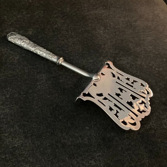 Christofle Albi Silver Plated Asparagus Cake Openwork Server - Picture 5 of 6